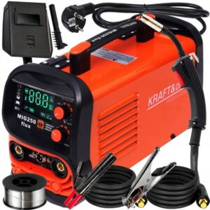 Aparat, invertor sudura MIG MMA 250A sarma flux fara gaz (KD1875)