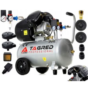 Compresor aer comprimat 50L 530L/min 2 pistoane 8bar + dezumidificator (TA360N)