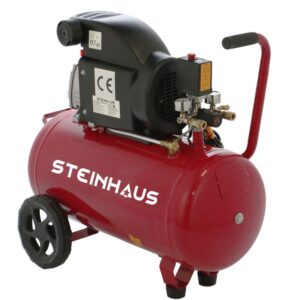Compresor aer Steinhaus PRO-COM50, 50l, 1500W, 2CP, 8bar, 206l/min