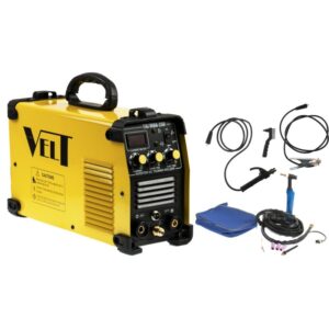 Invertor de sudura profesional Velt TIG/MMA 250, 250 A, 230 V, electrod 1.6-5 mm, 9.5 kg, accesorii incluse