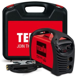 Invertor sudura MMA Telwin FORCE165ACX, 150 A, electrod 1.6-4.0 mm, IP21, 230 V, 5.5 kg, cutie transport, cleste de masa, cablu de sudura cu cleste port-electrod