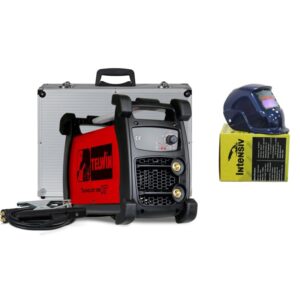 Invertor sudura TECHNOLOGY 236 XT, 200A Telwin, Electrod 1.6-4.0 mm, cu Valiza aluminiu pentru transport si accesorii + Masca sudura Automata Dark Blue Intensiv