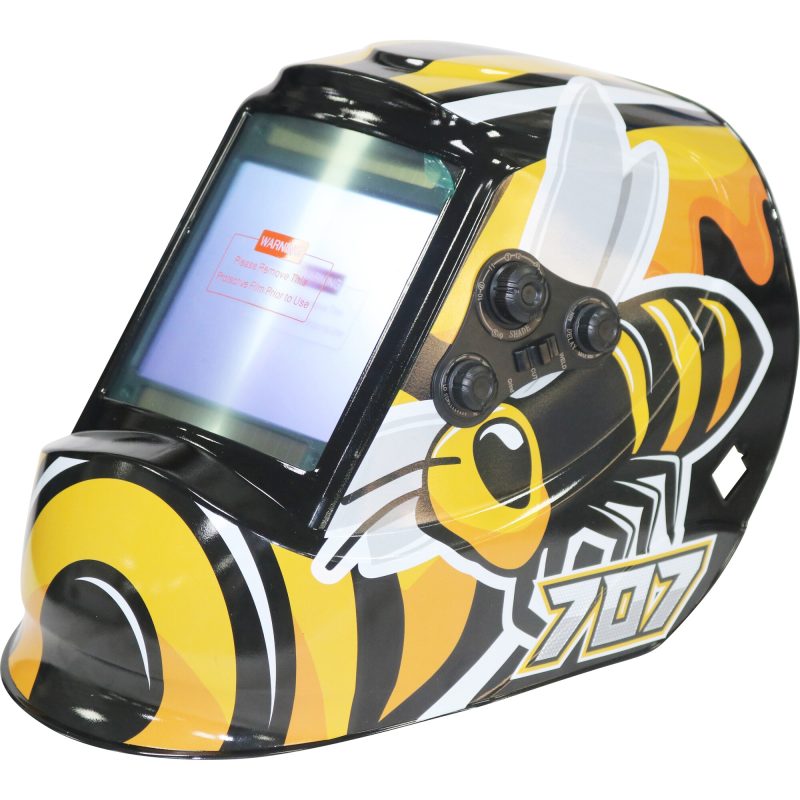 Masca de sudura cu cristale lichide 4 Senzori Intensiv BUMBLE-BEE 9-13 53179, clasa optica 1/1/1/2, sudura MMA/TIG/WIG/MIG-MAG