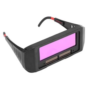 Ochelari de Protectie SIKS pentru Sudura, Auto-Intunecare, Anti-Vant, Anti-Praf, Negru/Rosu