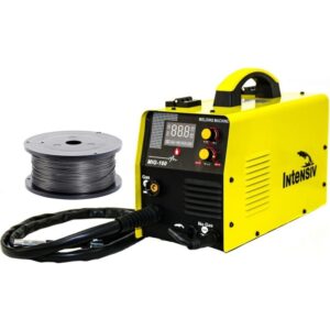 Pachet aparat de sudura + rola de sarma flux 1 kg Intensiv MIG 160i, MIG/TIG/MMA, 230 V, 40-160 A curent de sudare, 4500 W curent absorbit