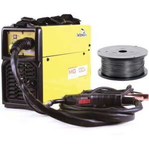 Pachet aparat de sudura + rola de sarma flux 1 kg INTENSIV MIG-MAG 130s 53230, 230 V, 40-120 A curent, 47 V tensiune in gol, 0.8 - 0.9 mm diametru sarma